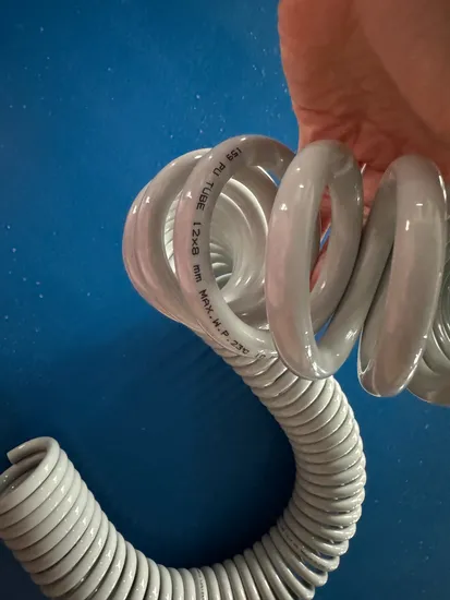 High-Quality&High-Performance PU Spiral Hose Equipped with Iron Quick Connector